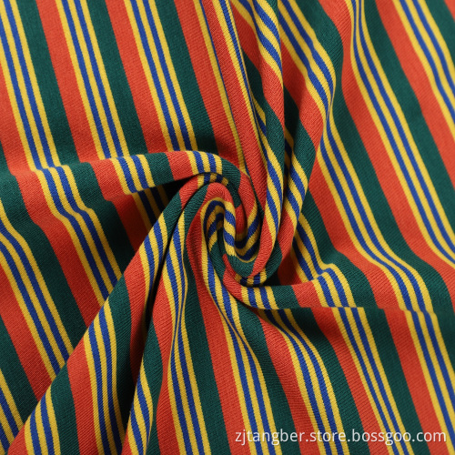 Knitted rayon yarn dyed spandex viscose jersey fabric